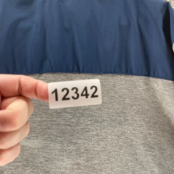 Orvis Jacket Mens Extra Large Grey Blue Full Zip Polyester Adult Zip Pockets - Picture 13 of 13